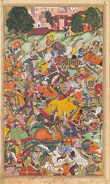 Battle Of Panipat, Mughal Emperor, Indian History Facts, Mughal Paintings, Persian Miniature, Mughal Empire, Ancient Technology, History Of India, Historical Painting