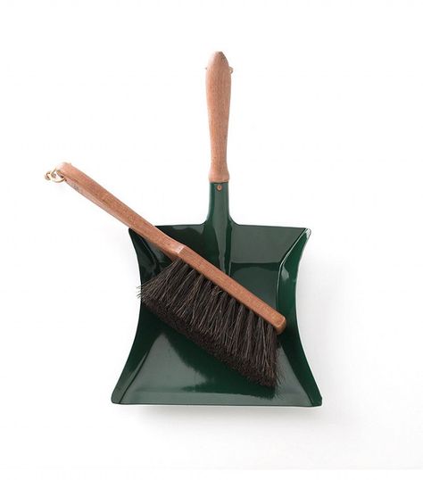 Schoolhouse Electric Hand Dust Pan + Brush Set Schoolhouse Electric, House Smell Good, Dust Pan, House Smell, Paper Towel Holder, Brooms, Contemporary Home Decor, Clothing Rack, Cleaning Tools