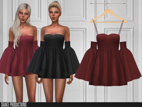 Sims 4 Crop Top, Sims 4 Anime, Pelo Sims, Crop Top Long Sleeve, Sims 4 Teen, Sims 4 Dresses, Sims 4 Mm, Crop Top Long, Sims4 Clothes