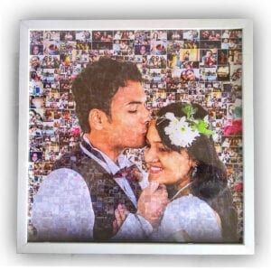 1 new message Mosaic Photo Frame, Best Gifts For Couples, Gift For Wedding Anniversary, Memories Photo, Online Photo Frames, Collage Foto, Monkey Gifts, Mosaic Frame, Personalized Photo Frames