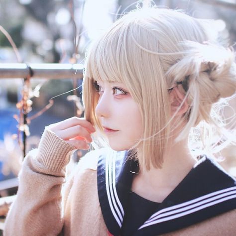 Cute Toga, Toga Himiko Cosplay, Himiko Cosplay, Anime Eye Makeup, Mha Manga, Maid Cosplay, Toji Fushiguro, Toga Himiko, Amazing Cosplay