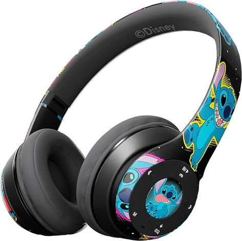 Disney Lilo & Stitch Bluetooth Over-Ear Headphones, Wireless Foldable Headset with Built-in Microphone - Lilo & Stitch Design, for Adults and Kids, Comfortable Auriculares: Electronics Stitch Pajamas, Kids Headphones, Headphones Wireless, Computer Camera, Adjustable Headband, Retail Market, Audio Headphones, Disney Lilo, Bluetooth Headphones Wireless