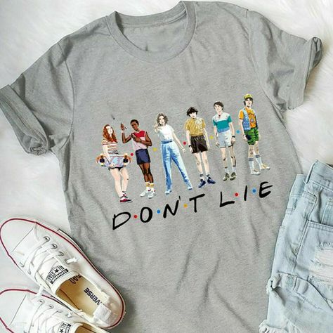 Don’t Lie Stranger Things Season 3 Hilarious Hawkins Upside Down Friends T Shirt Friends Dont Lie, Stranger Things Merch, Stranger Things Outfit, Stranger Things Season 3, Friends Tshirt, Stranger Things Season, Stranger Things Netflix, Friends Tv Show, Friends Tv