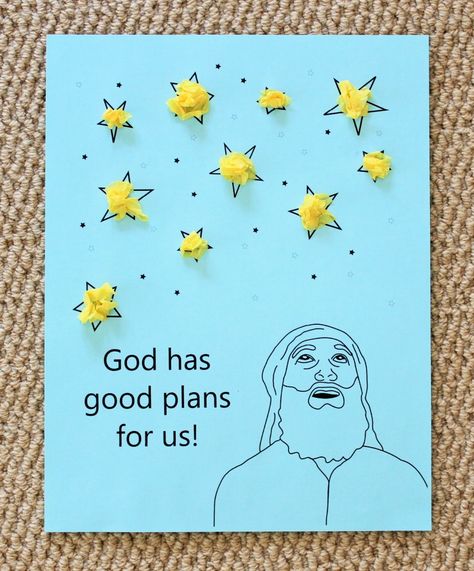 Abraham Stars Craft - Free Template and Instructions - God’s Covenant with Abraham (Genesis) Abraham Bible Crafts, Jesus Ideas, Sunday School Projects, Preschool Bible Lessons, Abraham And Sarah, Children's Church Crafts, Bible Story Crafts, Sunday School Kids, Sunday School Crafts For Kids