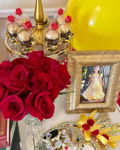 Beauty And The Beast Birthday, Belle Birthday, Beauty And The Beast Party, Belle Beauty And The Beast, Belle Beauty, Catch My Party, Birthday Party Ideas, Ideas Photo, Photo 1