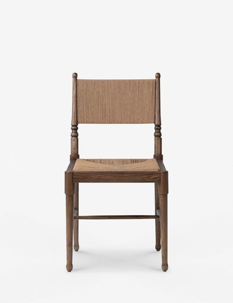 Fayth Dining Chair by Amber Lewis x Four Hands Dining Chairs Farmhouse, Dining Chair Wood, Walnut Dining Chair, Mantel Mirrors, Amber Lewis, Dining Design, Cordless Table Lamps, Dining Room Storage, Exclusive Furniture