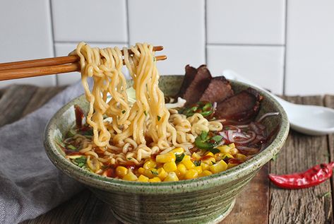 Brisket Ramen Recipe, Quick Ramen Broth, Korean Bbq Ramen Noodles, Brisket Ramen, Bbq Ramen, Chuck Roast Ramen, Smoked Brisket Ramen, Quick Ramen, Texas Smoked Brisket