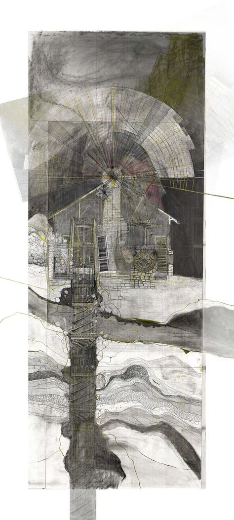 Drawing ARCHITECTURE | Jessica Luscher, Stillness and Motion : Wind...: Drawing Architecture, Architecture Collage, Architecture Graphics, Diagram Architecture, Model Drawing, Architectural Drawings, Architecture Presentation, Architecture Sketch, Dieselpunk