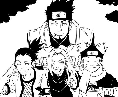 Team 10 Naruto, Team 10, Capcom Art, Naruto Teams, Boruto Next Generation, Poster Drawing, Naruto Uzumaki Shippuden, Naruto Cute, Naruto Shippuden Anime