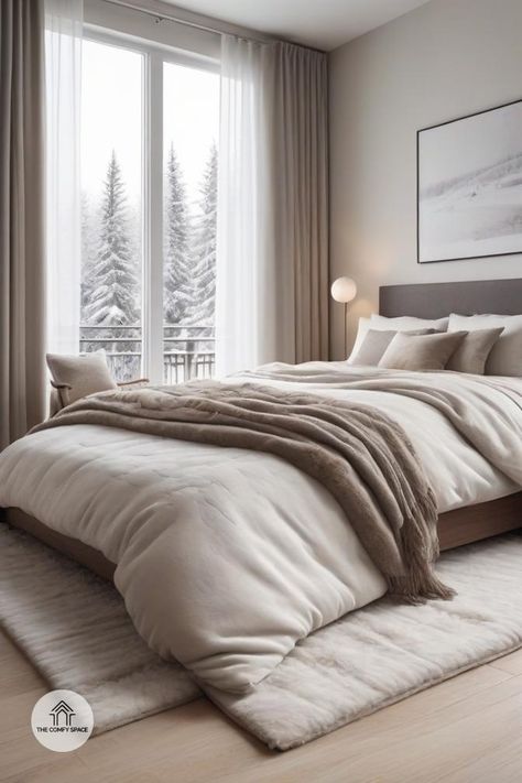 Winter is here, and so is the perfect opportunity to cozy up your bedroom! Let’s explore the best fabrics and materials that will keep you warm and stylish. From soft bedding to insulating curtains, every choice matters. Remember, layering is your best friend! This guide will help you create a space that feels inviting and warm. Say goodbye to the winter blues and hello to comfort!#SnuggleUp #WinterWarmth #CozyDecor #HomeInspiration #Textiles Insulating Curtains, Cozy Winter Bedroom, Comfy Space, Winter Bedroom, Insulated Curtains, Soft Bedding, Winter Is Here, Cozy Bedding, Cozy Decor