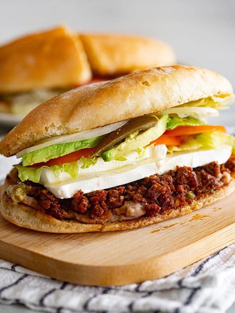 Torta De Chorizo Chorizo Sandwich, Interesting Food Recipes, Sandwiches