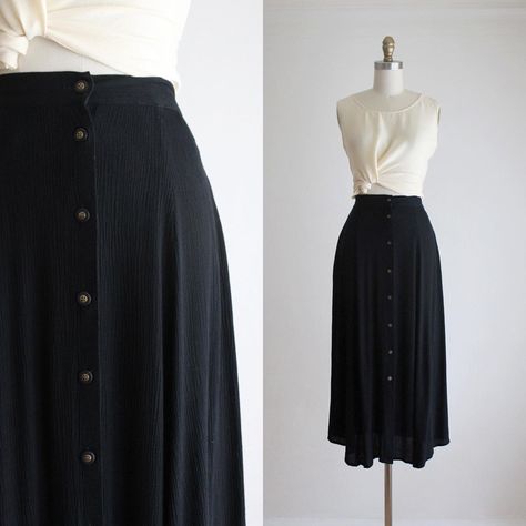 Silk Dress Outfit, Silk Skirt Outfit, Button Front Midi Skirt, Buttoned Skirt, Midi Silk Dress, Boutique Window, Silk Prom Dress, Expensive Dresses, Silk Dress Vintage