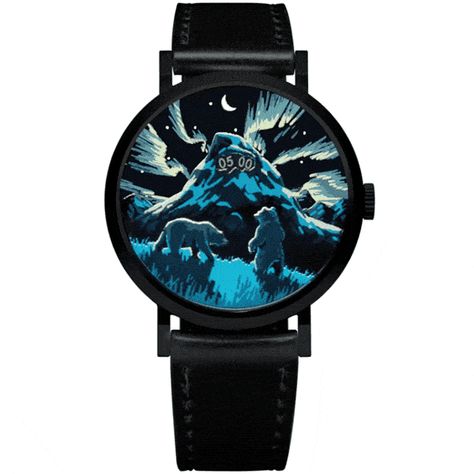 Animated Watches Inspired by Beautiful U.S. National Parks Gates Of The Arctic, Channel Islands National Park, Always On Time, Hawaii Volcanoes National Park, Watch Cufflinks, Mountain Peak, Watch Display, Modern Watches, G Shock Watches