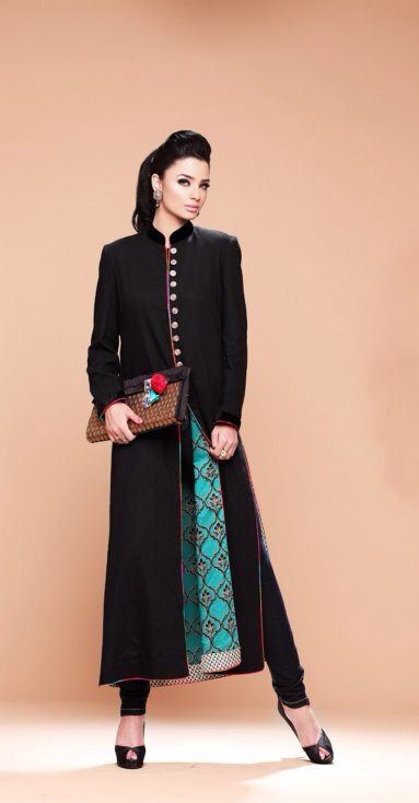 Coat Style / Sherwani style kurta Pakistani Couture, Kurta Style, Open Shirt, Plus Size Dress Outfits, Salwar Kamiz, Pakistan Fashion, Cheap Dresses Online, Desi Fashion, Shirt Dresses