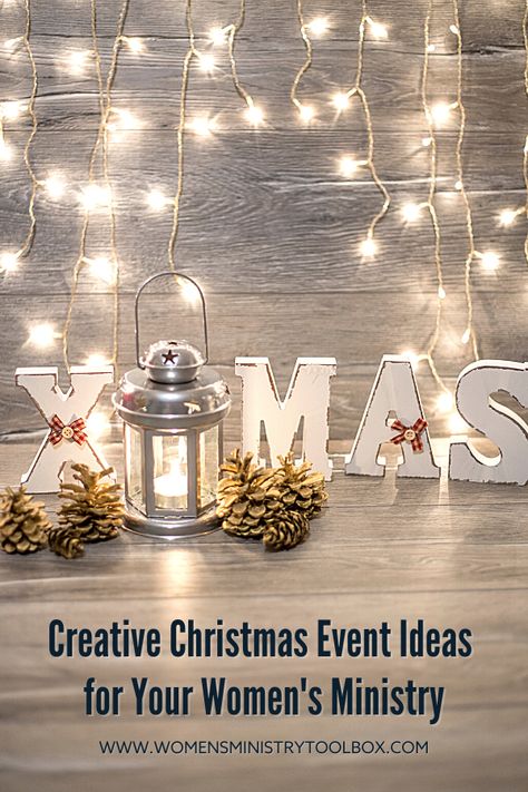 Need some help planning your women's ministry Christmas event? Check out these creative Christmas event ideas for your women's ministry. Which of these creative ideas does God want your team to use this year? Christian Christmas Games For Women, Christian Ladies Christmas Party Ideas, Bible Study Christmas Party Ideas, Women’s Ministry Christmas Ideas, January Womens Ministry Ideas, Ladies Ministry Christmas Party Ideas, Christmas Games For Ladies Church Group, Womens Ministry Christmas Event, Christian Christmas Party Themes