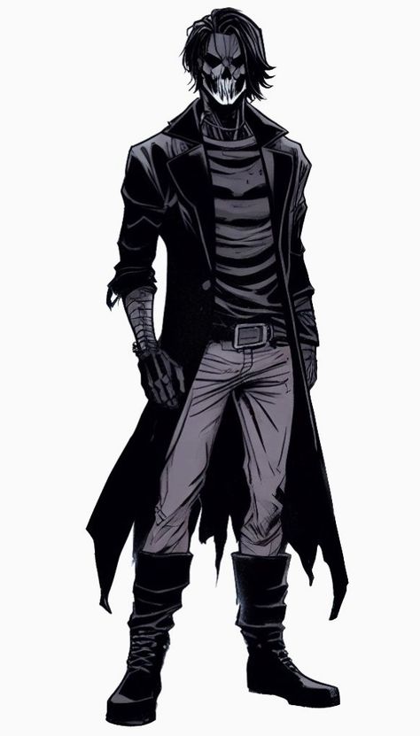 Suited Character Design, Sci Fi Doctor Character Design, Black Hair Men Drawing, Cool Villain Outfits, Supervillian Oc Character Design, Antihero Character Design, Mens Dark Aesthetic, Supervillain Oc Character Design, Villain Design Ideas