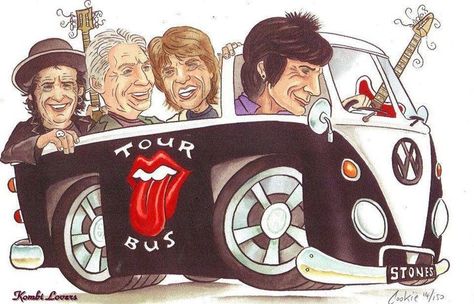 Rolling Stones Album Covers, Rolling Stones Tattoo, Rolling Stones Poster, Stone Tattoo, Rolling Stones Logo, Bill Wyman, Vw Art, Christmas Tree Quilt, Combi Volkswagen