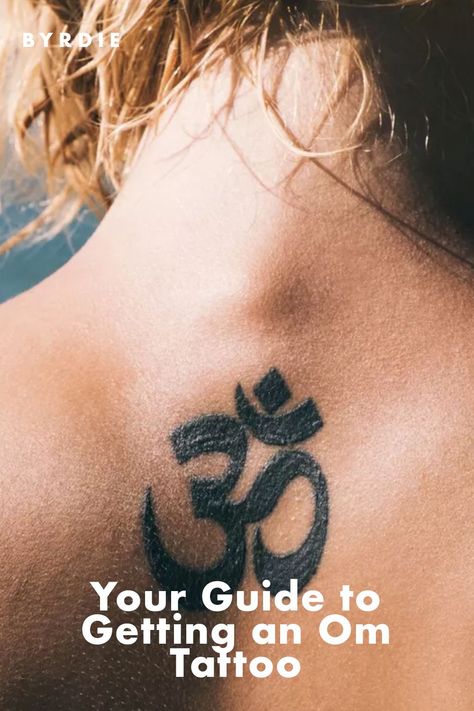 Om Tattoo Symbol Of Calmness Tattoo, Aum Tatoos Men, Sacred Om Tattoo, Om Tatoos Design, Om Tattoo Design Women, Om Tattoo Small, Om Tattoo Meaning, Spiritual Tattoos For Men, Calm Tattoo Ideas