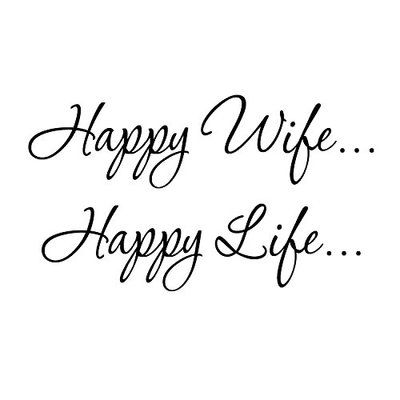 Happy Wife Happy Life Quotes, Family Wall Decals Quotes, Vinyl Wall Art Quotes, Happy Wife Quotes, How To Become Happy, Family Wall Decals, Happy Husband, Happy Life Quotes, Happy Wife Happy Life