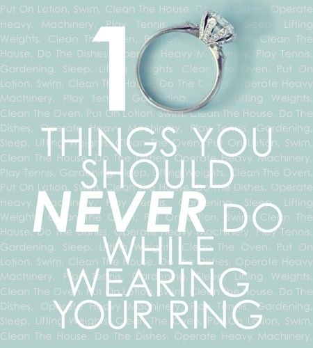 10 Things you should never do while wearing your ring I Got Married, Put A Ring On It, Wedding Wishes, 영감을 주는 캐릭터, Married Life, Here Comes The Bride, Wedding Tips, Things To Know, Marry Me