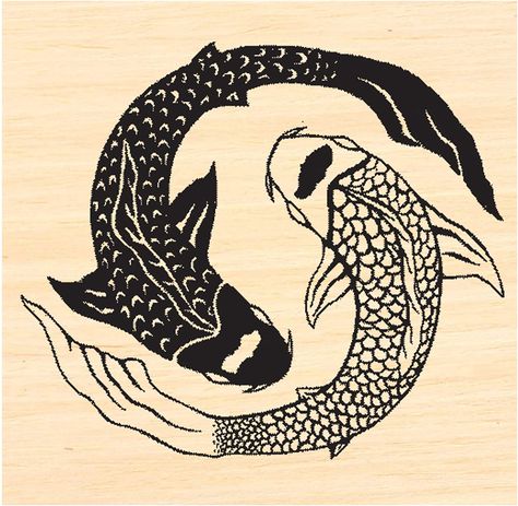 Koi Fish Sgraffito, Koi Fish Lino Print, Koi Fish Block Print, Koi Fish Stamp, Japanese Art Minimalist, Koi Fish Linocut, Koi Linocut, Koi Fish Character, Relief Printing Ideas