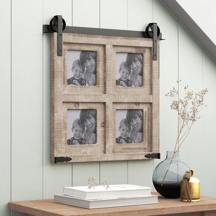 Photo Gallery Wall, Wall Photo Frame, Wall Picture Frame, Picture Frame Wood, Small Photo Frames, Rustic Wall Hangings, Photo Wall Gallery, Wall Photo, Photo Mural