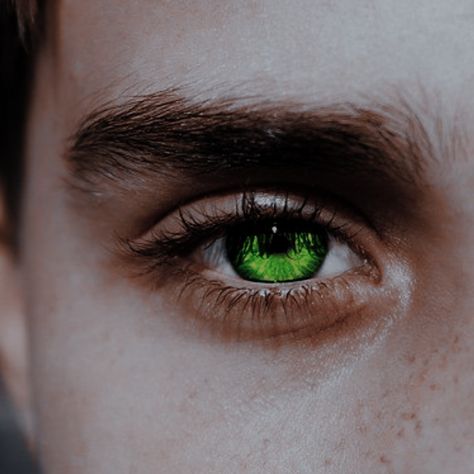 Glowing Green Eyes Aesthetic, Green Gold Eyes, Prince Charming Aesthetic, Green Eyes Male, Green Glowing Eyes, Green Eyes Aesthetic, Glowing Green Eyes, Bright Green Eyes, Immortals After Dark