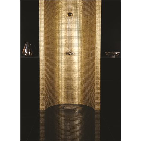 Image 1 Herringbone Tile Bathroom, Gold Mosaic Tile, Luxury Bathroom Tiles, Square Mosaic Tile, Gold Mosaic, Mosaic Bathroom, Porcelain Wall Tile, Herringbone Tile, Mosaic Wall Tiles