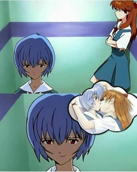 Nge Rei, Asuka Langley Soryu, Funny V, Evangelion Art, Neon Evangelion, Losing Faith In Humanity, Asuka Langley, Rei Ayanami, Genesis Evangelion