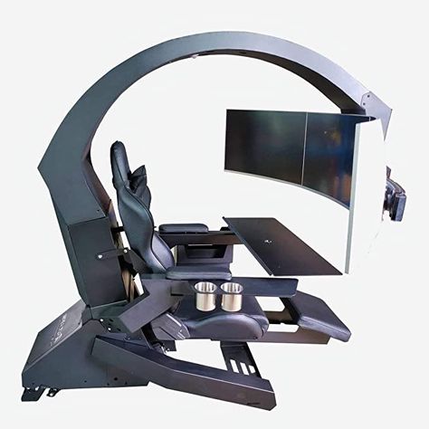 BICCQ IW-320 Imperator Works Brand Gaming Chair Computer Chair for Office and Home for Triple Monitor: Kitchen & Dining Gaming Desk Designs, Working Station, Computer Workstation, Gaming Station, Cooking Lessons, Racing Seats, Kids Area, Gaming Desk, Computer Chair