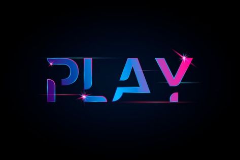 Play vibrant gradient typography | Free Vector #Freepik #freevector #gradient-font #modern-alphabet #minimal-font #alphabet-logo Gradient Typography, Electronic Music Poster, Vibrant Gradient, Event Poster Template, Play Poster, Music Waves, Schrift Design, Youtube Banner Design, Web Design Resources