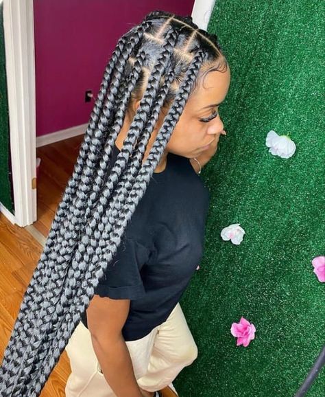 Braid Out Natural Hair, Short Box Braids Hairstyles, Big Box Braids Hairstyles, Iron Hair, Box Braids Hairstyles For Black Women, Cute Braided Hairstyles, Braids Hairstyles Pictures, Birthday Hair, Braided Cornrow Hairstyles