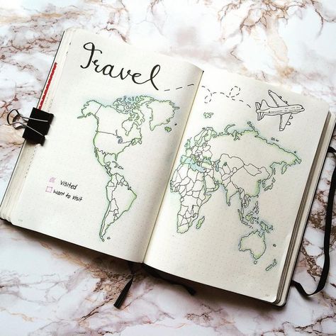 #travelplans Bullet Journal 2019, Travel Journal Scrapbook, Album Journal, Bullet Planner, Bullet Journal Writing, Journal Themes, Bullet Journal Inspo, Journal Layout, Bullet Journal Doodles