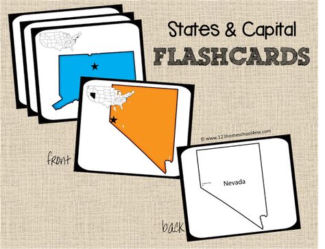 state capital flashcards Communicative Language Teaching, Make Flashcards, Fun Sheets, 123 Homeschool 4 Me, States Capitals, Vocabulary Strategies, Us Geography, Summer Prep, Cc Cycle 3