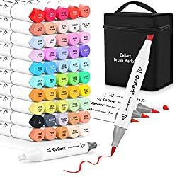 Drawing Calligraphy, Sketching Illustration, Artist Markers, Paw Print Stickers, Art Markers, Marker Paper, Brush Markers, Artist Brush, Card Drawing