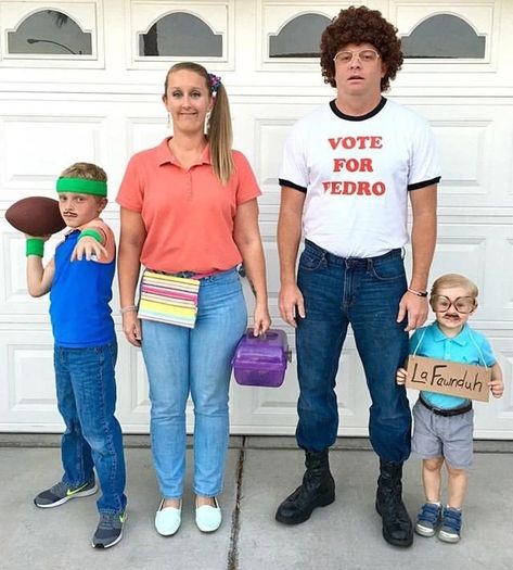 Napoleon Dynamite Family Halloween Costumes, Napoleon And Deb Costume, Family Napoleon Dynamite Costumes, Deb Napoleon Dynamite Costume, Napoleon Dynamite Halloween Costume, Napoleon Dynamite Family Costume, Uncle Rico Napoleon Dynamite, Napoleon Dynamite Party Ideas, Deb Napoleon Dynamite