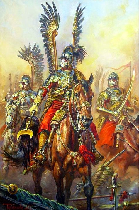 Polish Cavalry, Vienna, 1683 Winged Hussar, Polish Hussars, Polish Winged Hussars, Historical Warriors, Ancient Warfare, Military Uniforms, Medieval Art, Tabletop Rpg, Military Art