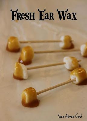 Fresh Ear Wax - Shrek Themed Menu | See Aimee Cook Diy Shrek Birthday Party, Shrek Halloween Party Ideas, Shrek Dinner Ideas, Shriek Party Ideas, Shrek Themed Desserts, Shrek Food Ideas Party, Shrek Theme Wedding, Shriek Birthday Party, Shrek Recipes