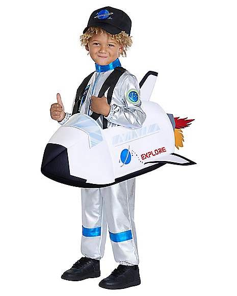 Toddler Rocket Ride-Along Costume - Spirithalloween.com Rocket Halloween Costume, Rocket Ship Costume, Rocket Costume, Spongebob Costume, Future Astronaut, Rocket Ride, Astronaut Costume, Halloween Toddler, Ride Along