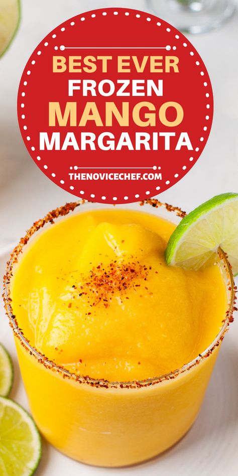 Mango Margaritas, Mango Margarita Recipe, Frozen Mango Margarita, Batch Recipes, Orange Liquor, Dessert Oreo, Frozen Mango, Mango Margarita, Frozen Margaritas