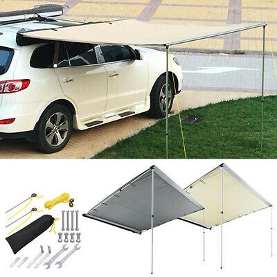 Awning-Rooftop-Car-Tent-SUV-Shelter-Truck-Camper-Outdoor-Camping-Canopy-Sunshade-0 Car Awning Ideas, Skoolie Exterior, Vehicle Organization, Canopy Camping, Ute Canopy, Tailgate Tent, Van Lifestyle, Suv Tent, Camping Canopy