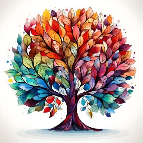 Rainbow Tree Of Life, Tree Of Life Painting Ideas, Tree Of Life Mural, Tree Of Life Images, Tree Of Life Artwork, Tree Of Life Painting, Family Tree Art, Tree Of Life Design, Tree Of Life Art