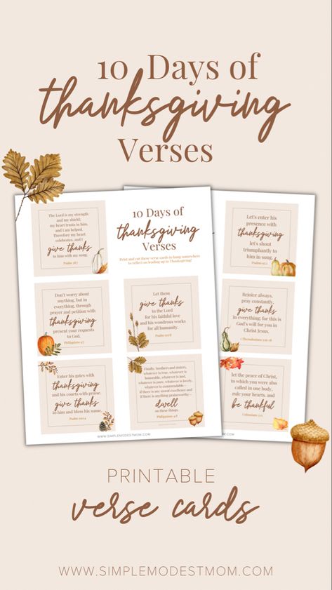 Thanksgiving Scripture Cards, Free Kjv Scripture Printables, Thanksgiving Card Verses, Thanksgiving Scripture Printable, Thankful Cards Thanksgiving, Verse Cards Diy, Thanksgiving Thank You Cards, Thanksgiving Verses Printable, Bible Verses For Thanksgiving