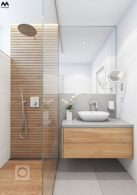 Makeover Kamar Mandi, Storage Bathroom, Floor Tile Design, Tiny Bathrooms, Bathroom Remodel Shower, Chic Bathrooms, Trendy Bathroom, Bathroom Layout, Shower Remodel