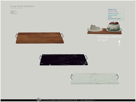 Sims 4 Drink Tray, Sims 4 Tray Cc, Sims4 Food, Toddler High Chair, Winter Firs, Makeup Tray, Cc Furniture, Asian Vases, Drinks Tray