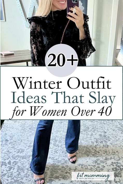 Looking for stylish winter wardrobe inspiration? These women's winter outfit ideas are perfect for women over 40 who want to stay on-trend. Dive into women's fashion essentials like versatile scarves, sleek jackets, and cozy layers. Create a chic and functional women's winter outfit that keeps you warm without sacrificing style. Smart Casual Winter Outfits, Women's Winter Outfit, Hot Mom Outfits, Smart Casual Winter, Winter Outfit Ideas For Women, Over 40 Outfits, Casual Mom Style, 40 Fashion Women, Winter Outfit Ideas