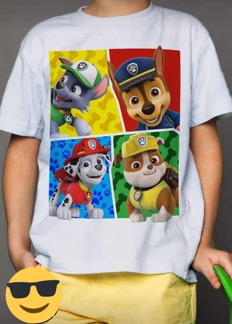 Paw Patrol Outfit, Paw Patrol Birthday Decorations, Paw Patrol Birthday Shirt, Paw Patrol Birthday Theme, Kids Dress Boys, Marshall Paw Patrol, Paw Patrol Birthday Party, Patrol Party, Paw Patrol Party