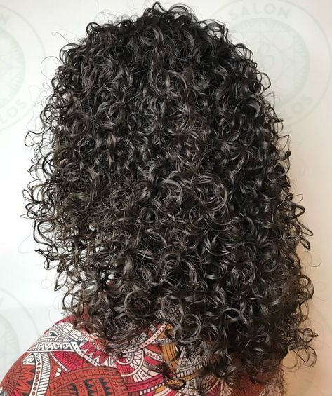 Tight Bouncy Perm Curls Medium Length Perm, Permed Hair Medium Length, Perms For Medium Hair, Tight Curl Perm, Tight Perm, Spiral Perm Long Hair, Perm Styles, Perm Ideas, Permanent Curls