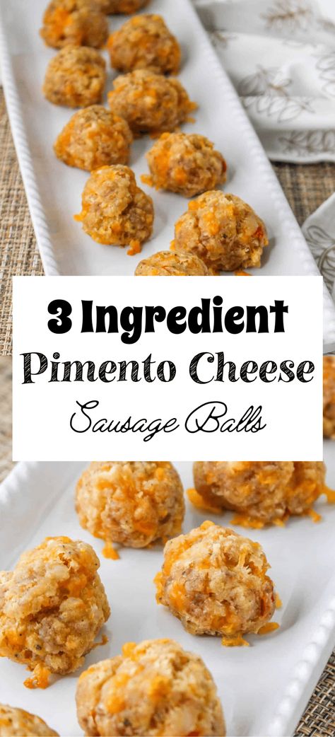 Loaded with savory sausage, creamy pimento cheese, and Red Lobster’s Biscuit mix, this delicious Pimento Cheese Sausage Balls recipe is perfect for enjoying at holiday parties, family get-togethers, during football season, or even to eat for breakfast! Pimento Sausage Balls, Sausage Balls With Red Lobster Biscuits And Pimento Cheese, Pimento Cheese Sausage Dip, Red Lobster Sausage Balls With Pimento Cheese, Red Lobster Sausage Balls Recipe, Sausage Balls Pimento Cheese, Sausage Balls With Pimento Cheese And Red Lobster, Sausage Balls With Red Lobster Biscuits, Red Lobster Cheddar Bay Biscuit Mix Sausage Balls