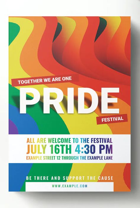 Pride Flyer Template PSD Pride Month Pubmat, Pubmats Ideas, Queer Prom, Pride Poster, Earth Graphic, Pride 2023, Pride Design, Preschool Coloring Pages, 2nd Grade Math Worksheets